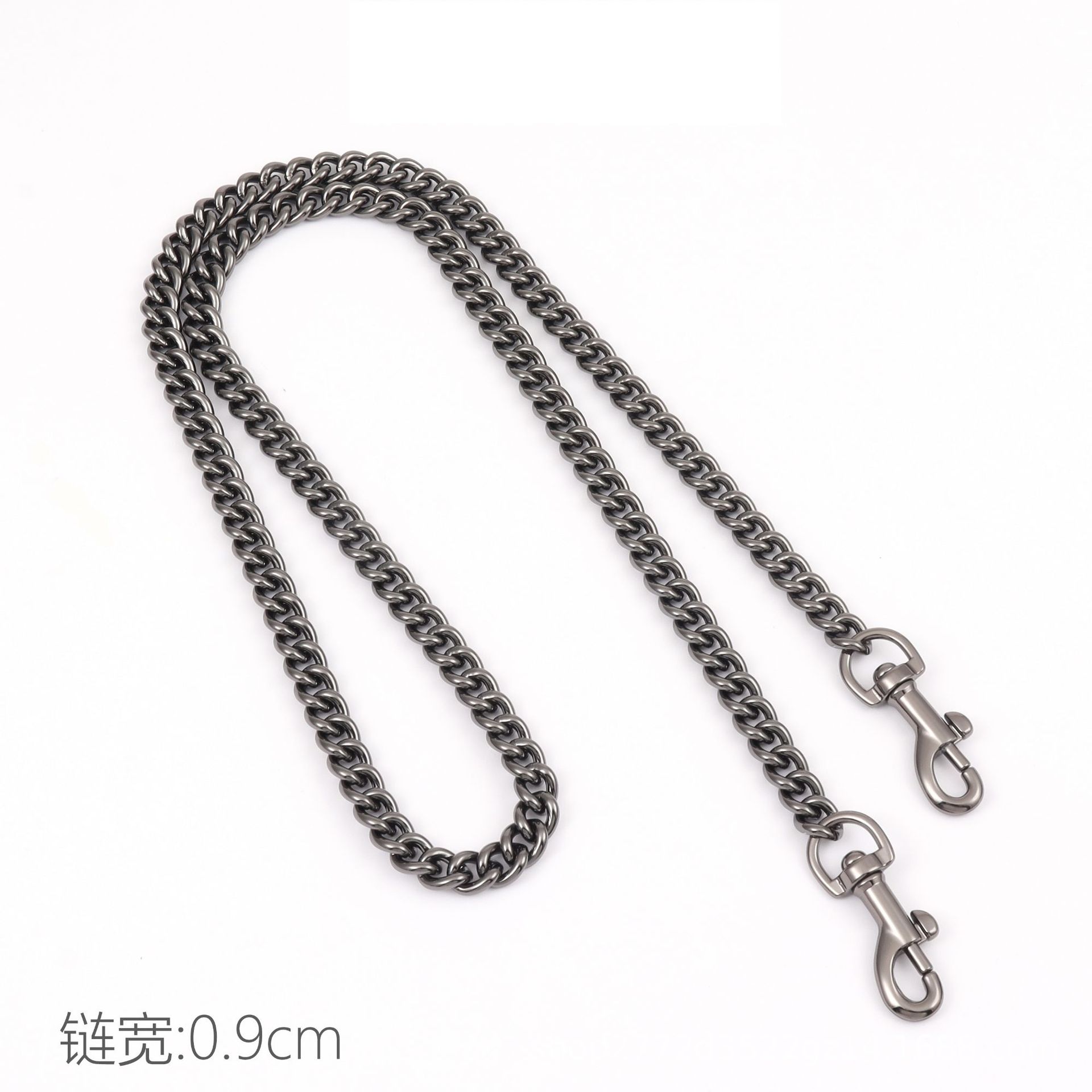 Gun color long chain 110cm