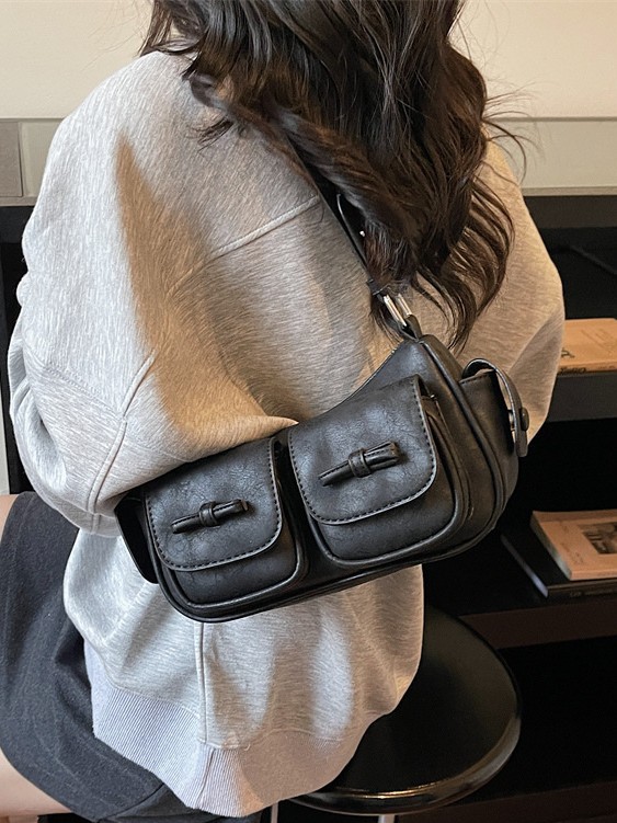 Bolso de verano de moda de mujer de hombro brazo de moda 2026 nuevo nicho de diseño de mujer lujosa bolsa de mochila