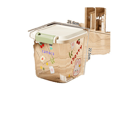 家用收纳零食带盖储物箱衣服杂物多功能大米玩具大容量收纳箱热卖