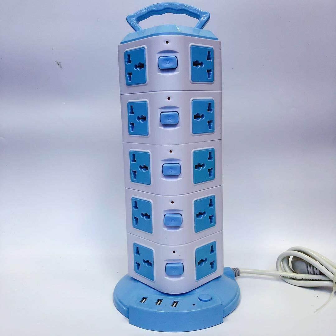 Enchufe vertical directo de fábrica con panel de conexión USB torre de computadora cableado multiusos