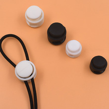 塑料圆形弹簧扣黑本白帽子鞋子雨衣绳扣尾夹衣服裤子松紧扣子