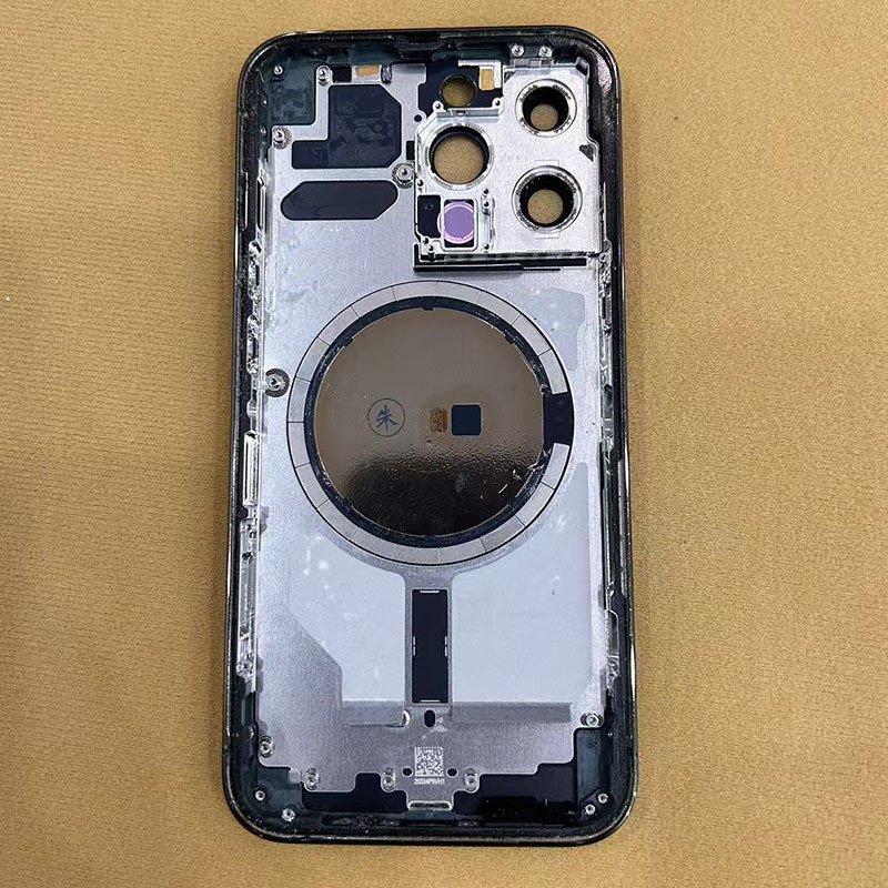 Apple iphone12promax 分解ミドルフレーム 13mini バックカバーアセンブリ 14 リアシェルフレーム純正オリジナルに適しています。|undefined