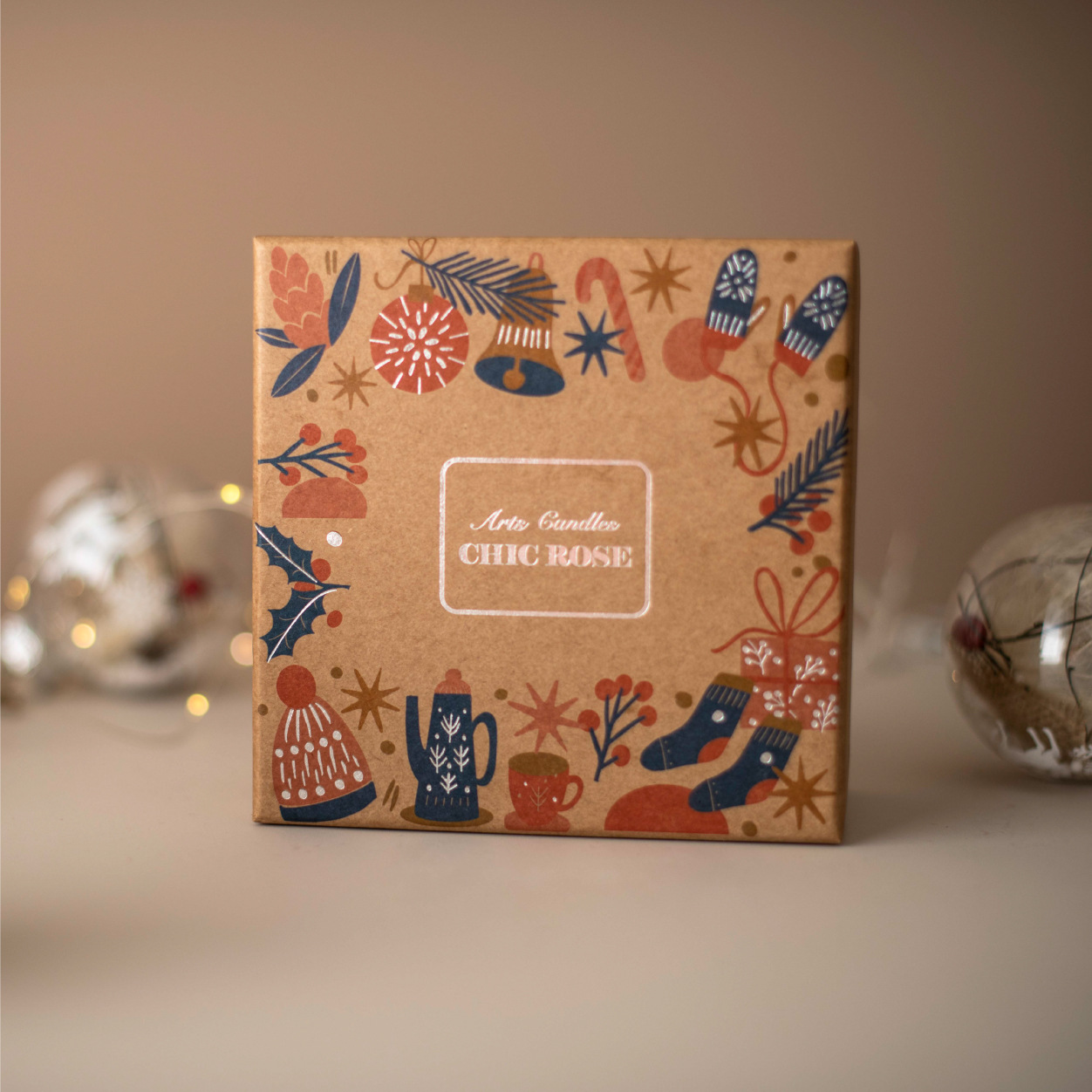 Navidad árbol oso ELK aromaterapia vela caja de regalo verde blanco rojo Año Nuevo decoración niños amigo regalo