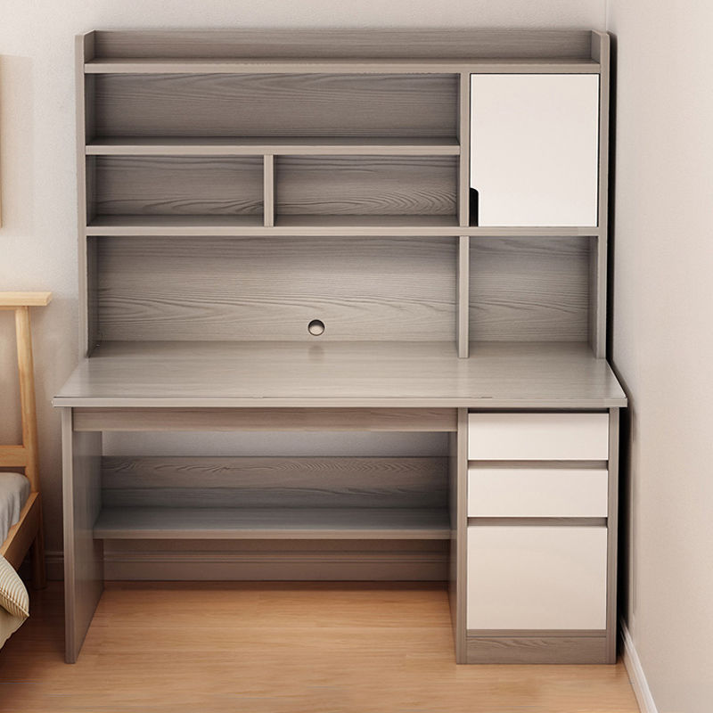 Bookshelf Integrated Desktop Computer Desk Desk with Bookcase Writing Desk Bedroom Desk Student Home Study Desk