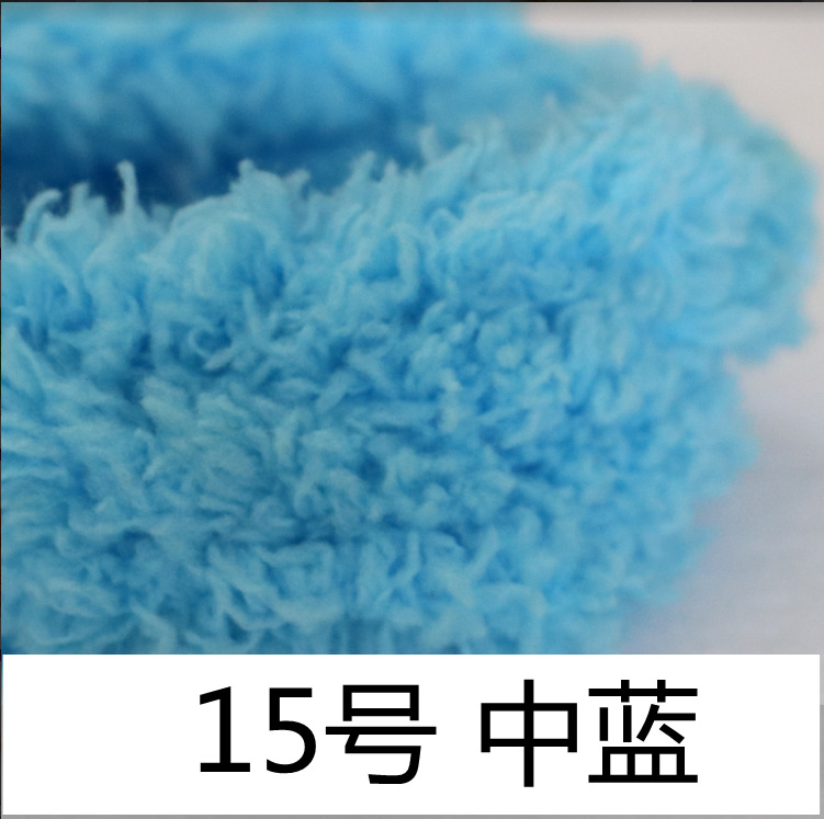 15mm cifrado Twist stick 1 m largo Super grueso Super denso tira de lana de raíz de lana hecha a mano DIY cachorro material paquete