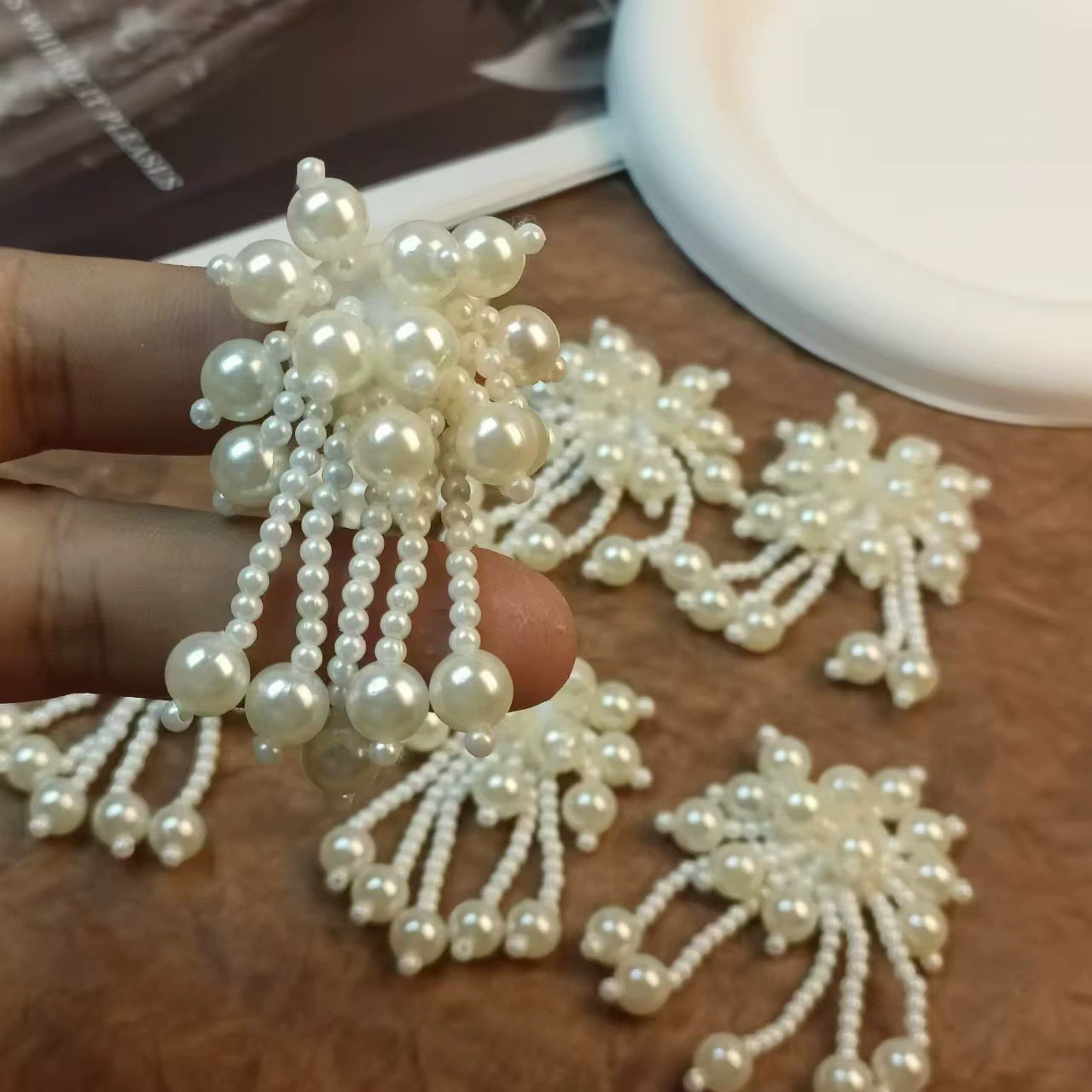 Аксессуары handmade, ручка, Ханьфу, обувь, декоративная лацканная булавка из жемчуга с кисточками
