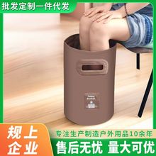 户外折叠水桶便捷式露营野餐钓鱼桶旅行水桶 多功能泡脚桶打水桶