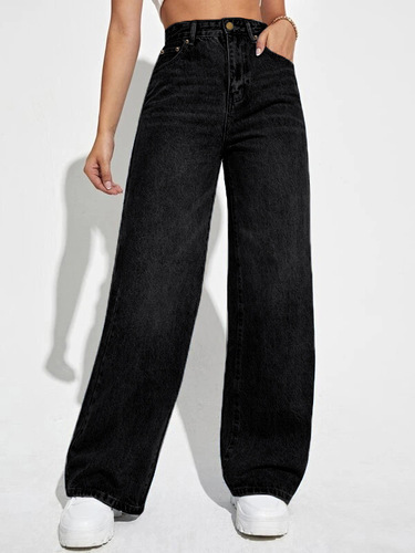 New style jeans for women's loose straight European and American women's pants for direct sales