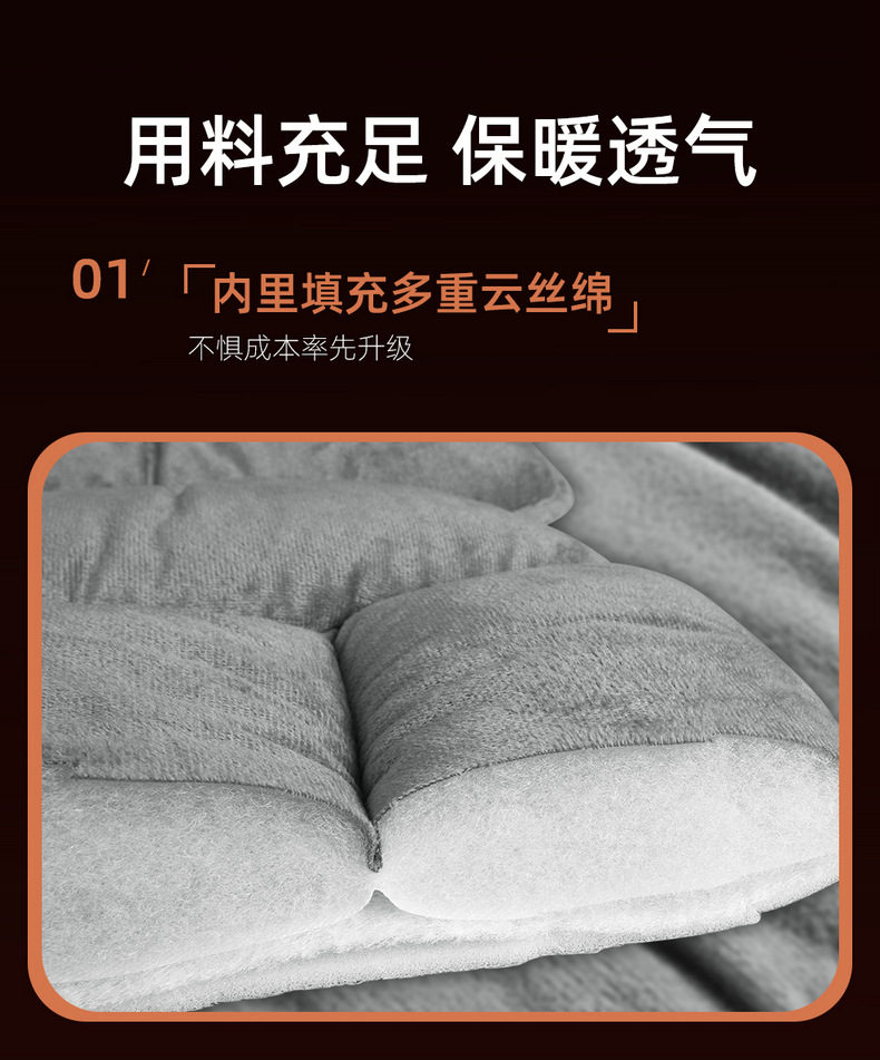 New Car Seat Cushion Seat Cover Graphene Winter Short Plush Heated 12V Universal Seat Cushion Wholesale