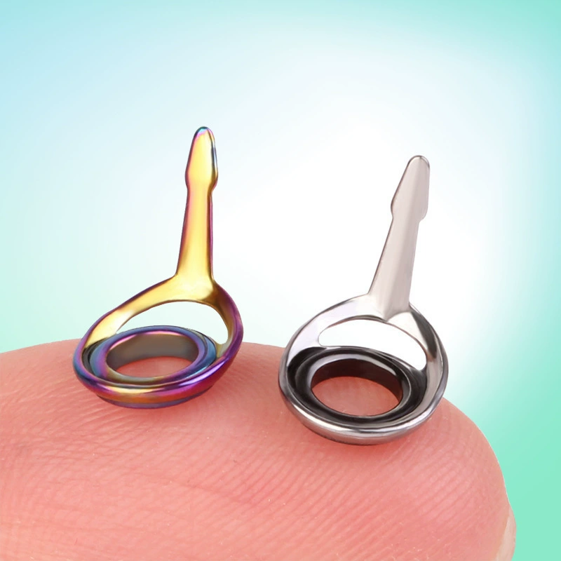 Направляющее кольцо с цветным зернистым диском, модификация удочки, приманка, магнитное кольцо, аксессуары, большое отверстие, профессиональные детали, удочка на одной ножке