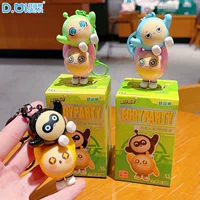 Genuine cartoon Jenga, table keychain, Birthday gift