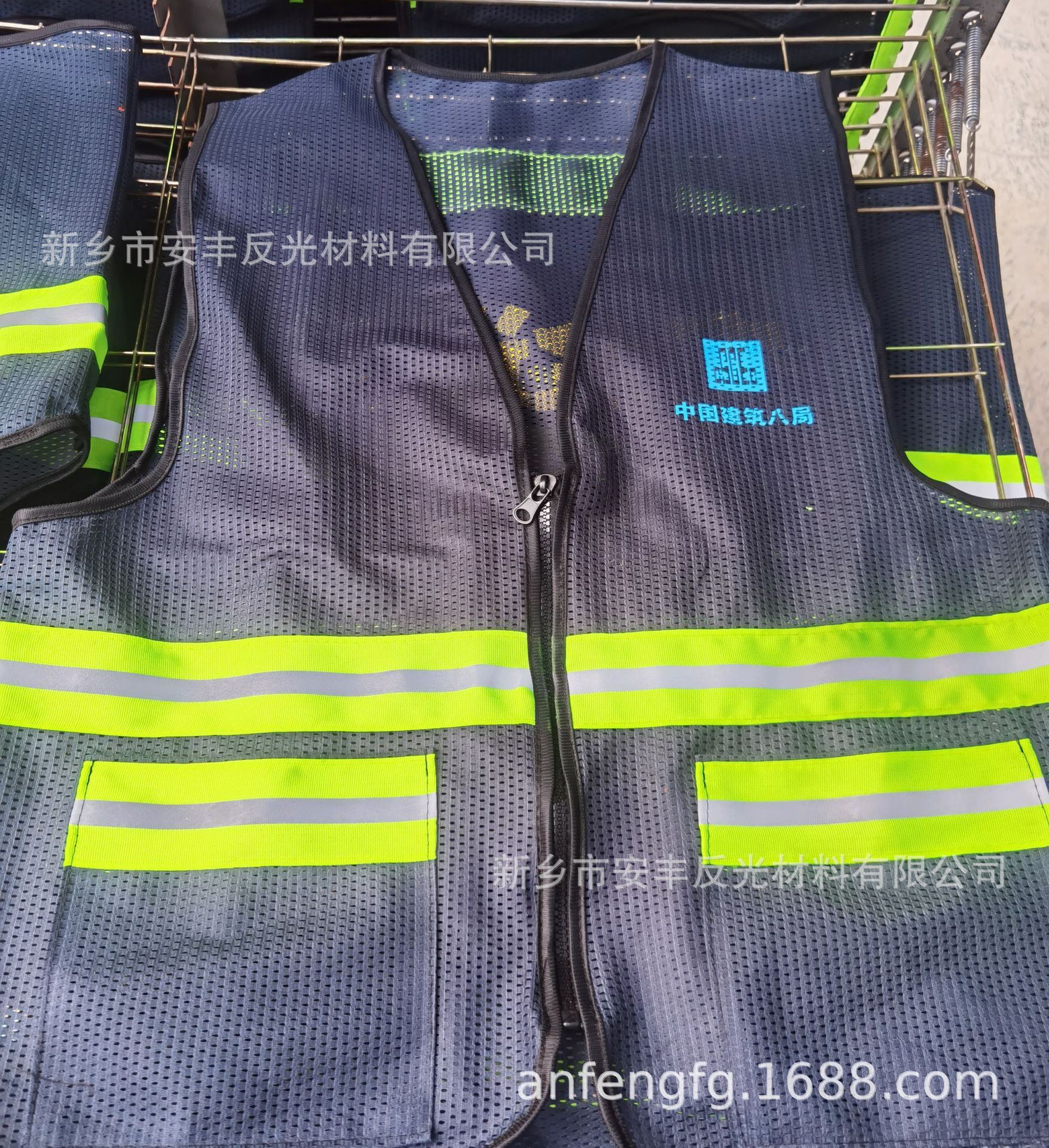 深圳市住建局安全纠察反光衣印字反光背心巡查反光马甲灰色反光衣-阿里巴巴