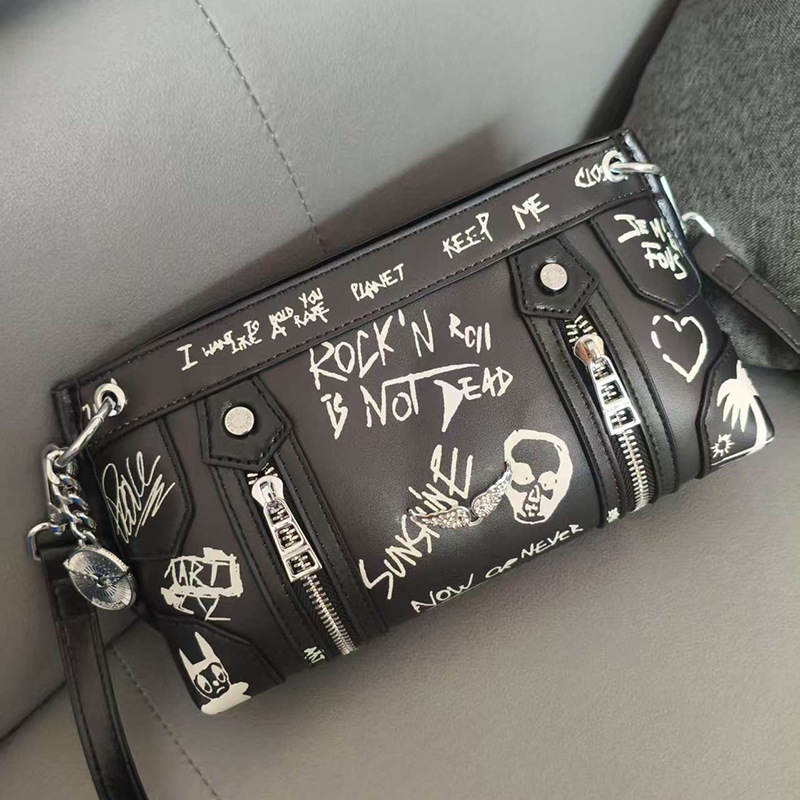 작은 그래피티 블랙 22cm