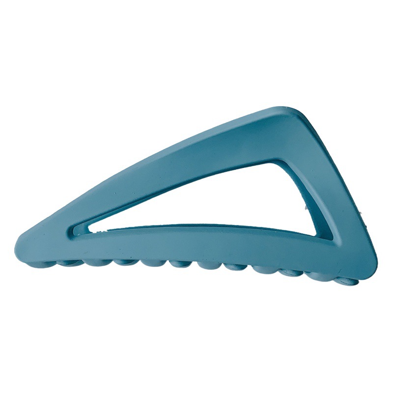 Aitong Corea del Sur accesorios para el cabello ins simple triángulo horquilla temperamento helado pinza Cabeza trasera updo tiburón pata