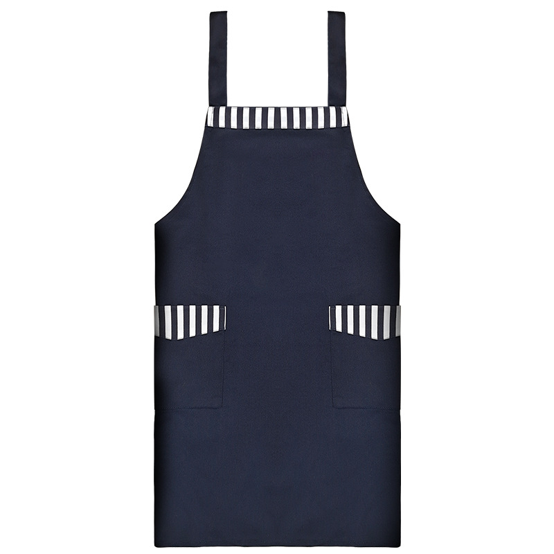 Delantal de cocina de Amazon transfronterizo logotipo personalizado cocina occidental horneado ropa de trabajo para hombres y mujeres delantal de cocina casera personalizado