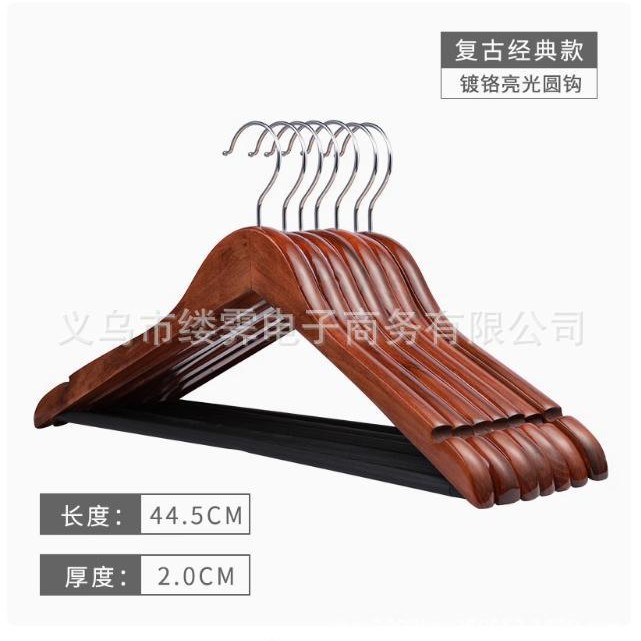 percha de ropa de madera gruesa sin marcas hotel trajes percha de ropa de hombre y mujer hotel armario percha de ropa de ropa de cama