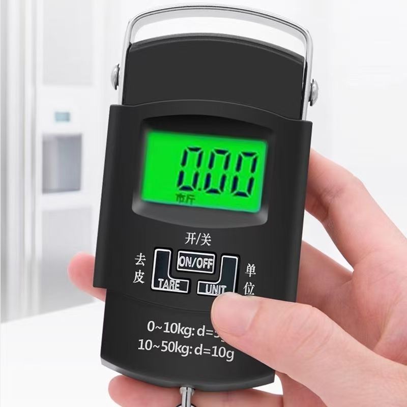 Bestseller Grenzüberschreitende Mini-Elektronische Handwaage mit Hintergrundbeleuchtung, präzise Hängewaage, tragbare tragbare elektronische Waage, Großhandel