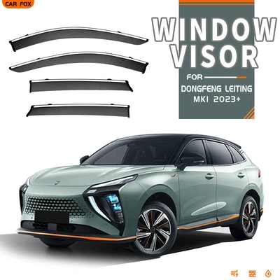 Rain shield – T5L Window visor - standard-packaging-without-logo-fengxing-thunder-mk1-2023-without-window-trim-pc-with-bright-strip-rain-shield