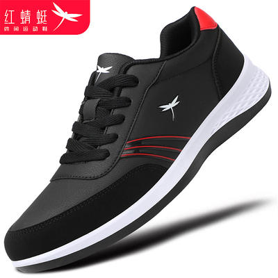 Red Dragonfly Men's Shoes Sneakers Men's Soft-Soled Brand Waterproof Non-Slip Spring and Autumn Travel Shoes Flat Casual Versatile