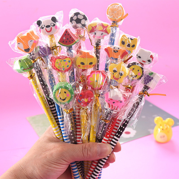 Cartoon wooden teaching eraser for students