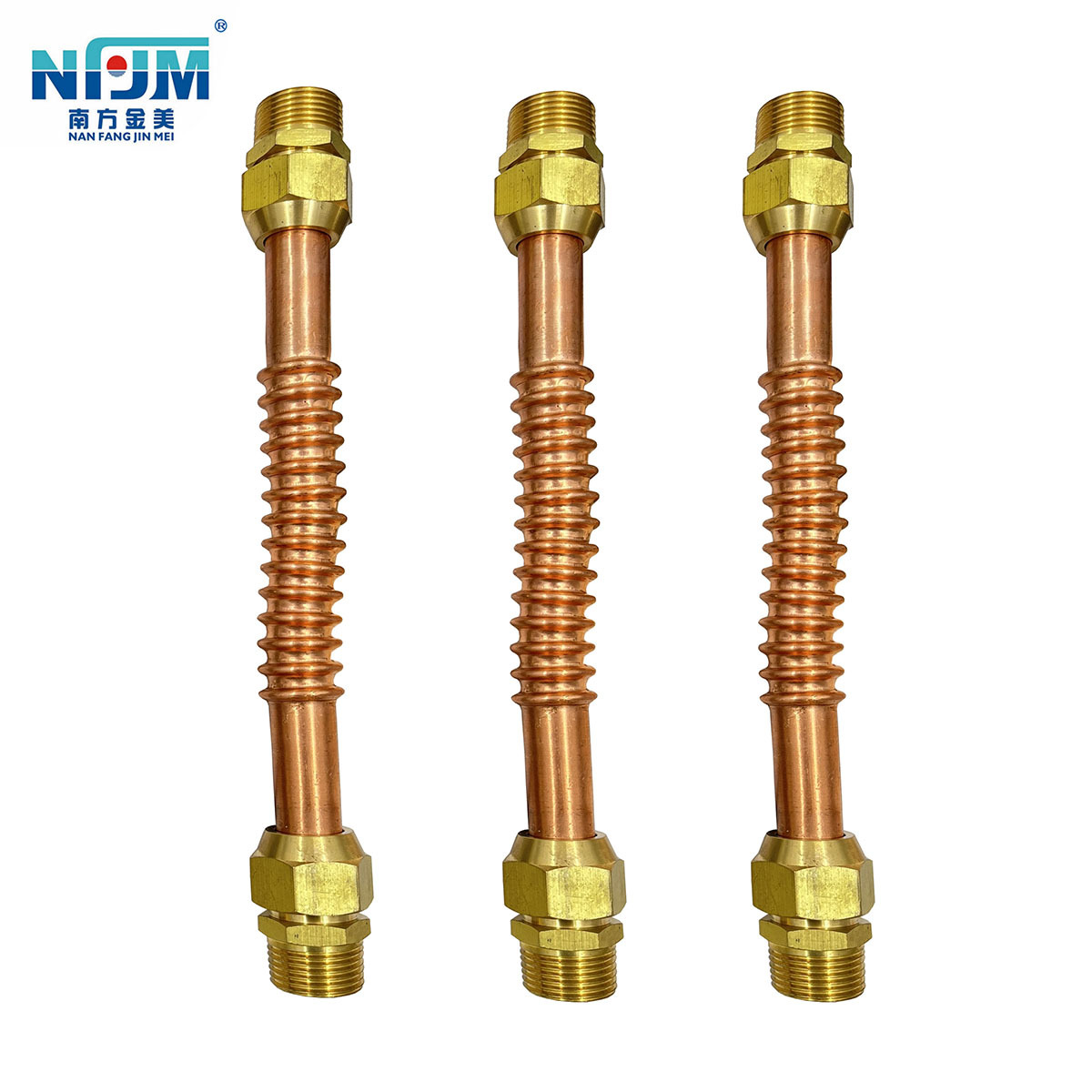 紫铜波纹管定做风机盘软管空调连接件空调配件4分6分1寸2寸