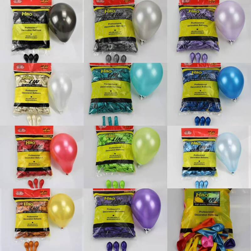 Haolin 5-Inch 10-Inch 2.2g 12-Inch 2.8g 3.2g 18inch Pearlescent Latex Balloons Birthday Party Decoration Haolin 5-Inch 10-Inch 2.2g 12-Inch 2.8g 3.2g 18inch Pearlescent Latex Balloons Birthday Party Decoration