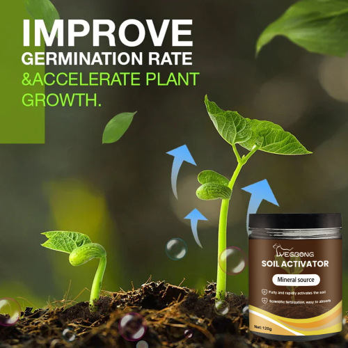 Yegbong soil activator horticulture nutrient soil mineral source loose soil to prevent hardening and promote root flower fertilizer