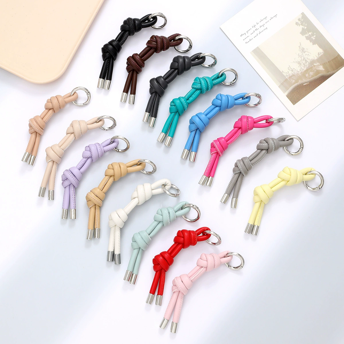 Keychain, pendant, universal bag decoration for leisure, simple and elegant design