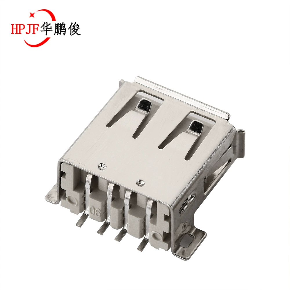 USB паста AF SMT с завитым LCP клеевым сердечником полные подушечки USB разъем USB материнская плата место 180 градусов