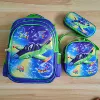 Airplane, backpack, pencil case