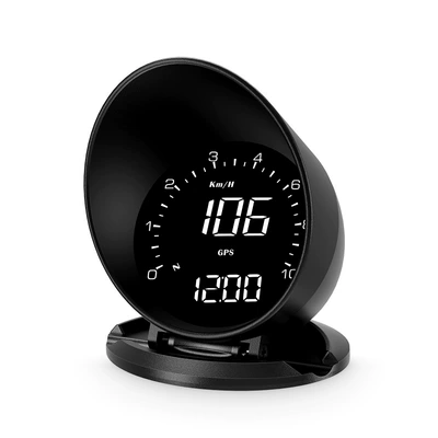 Car GPS head-up display car universal HUD multifunctional speedometer altitude high-definition head-up new G6 (Vehicle HUD) - black-gps