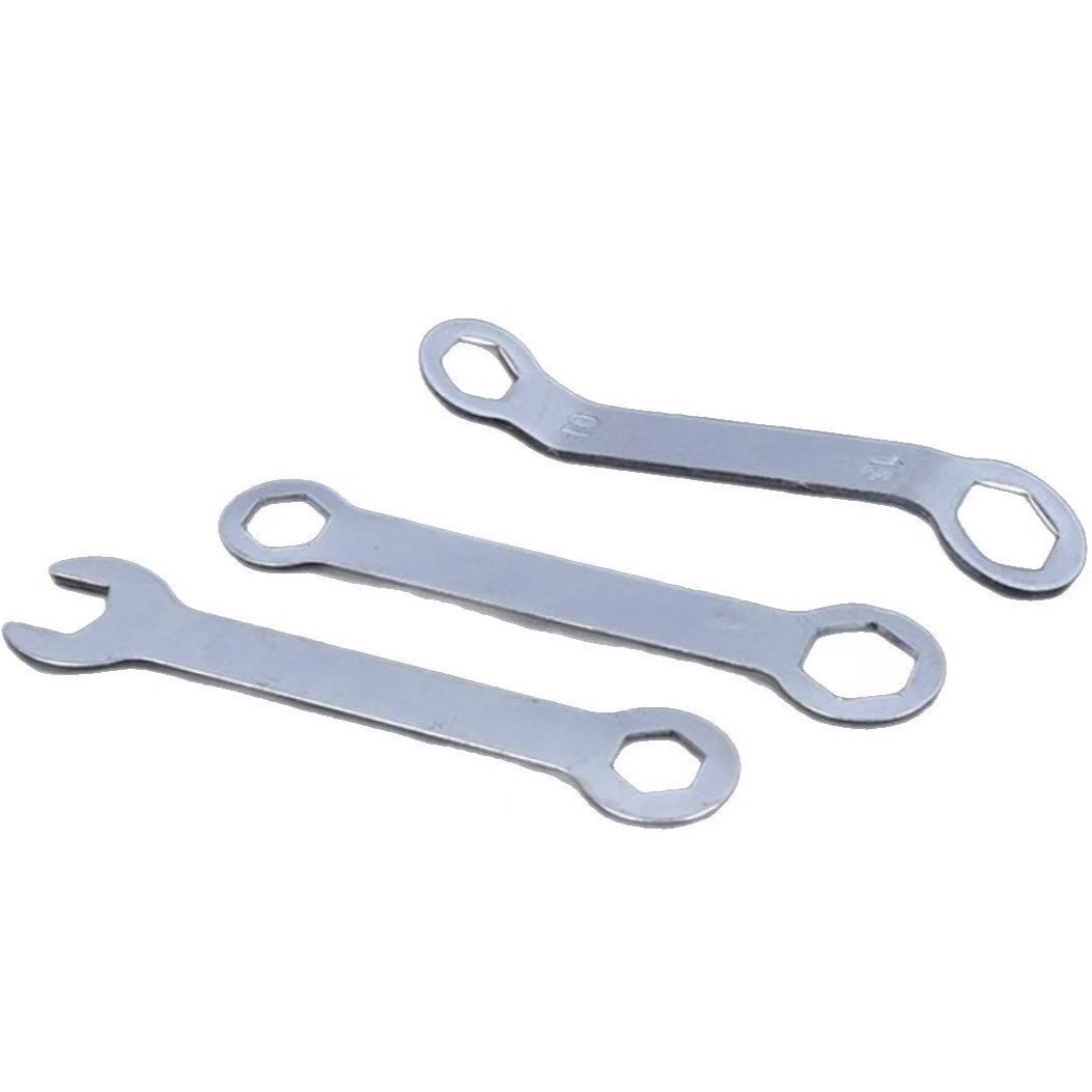 梅花扳手 便宜开口铁皮梅花配套扳手 光面铁皮扳手开口冲压呆扳手