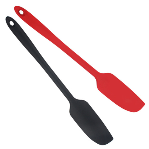 Kitchen baking tools silicone long spatula one-piece jam cake spreader cream butter mixing spatula