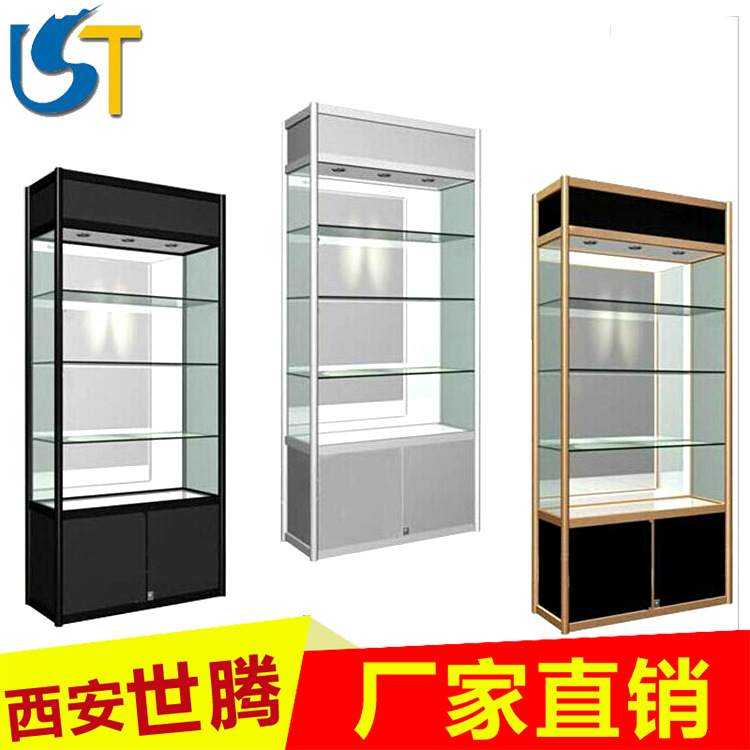 product Glass Showcase Cosmetics Alcohol and tobacco Jewelry Jewellery Model The exhibition hall sample Zona pellucida Display cabinet