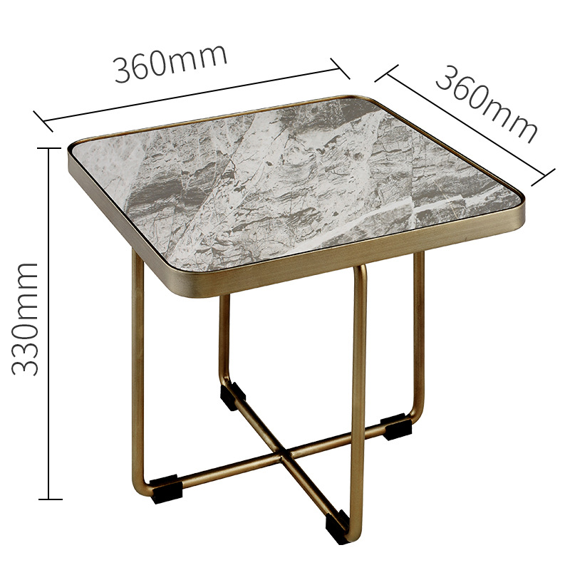 쇼트사이드테이블/이탈리안그레이/길이36*가로36*높이33cm