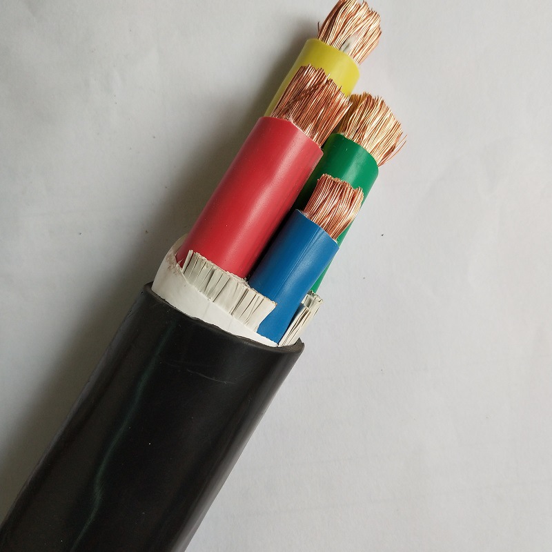 ZR RVV电源线RVVZ VVR软芯铜芯电缆3*50+1*25软线4芯50平方电缆线