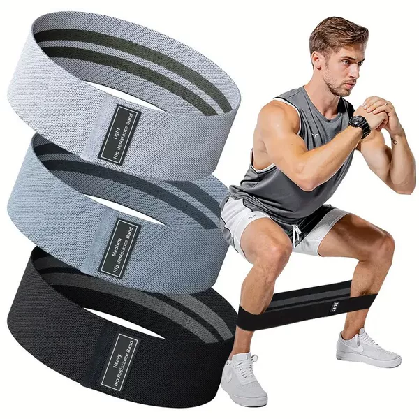 elastic belt hip loop knitted belt fitness resistance belt fitness beautiful hip yoga elastic belt yoga tension belt