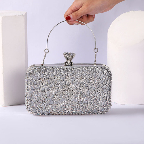 Cross-border new dinner bag European and American ladies handbag diamond-encrusted banquet clutch bag dress evening bag clutch