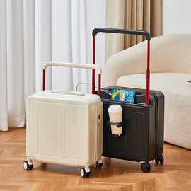 宽拉杆小行李箱20寸18小型可登机箱女2025新款短途旅行密码皮箱子