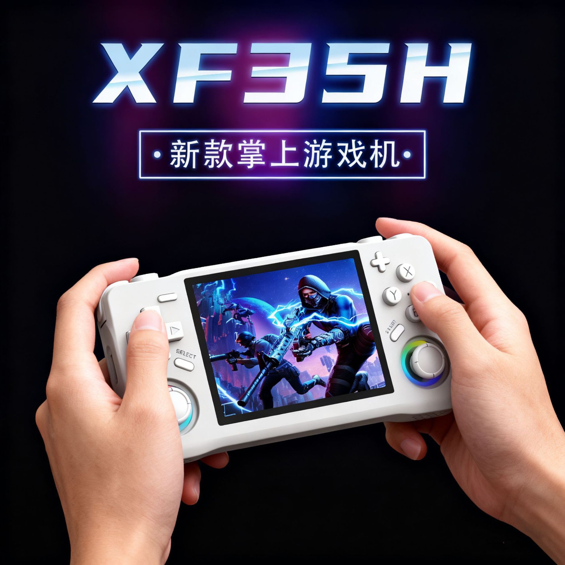 New Handheld Xf35H Game Console Handheld 3.5inch Screen with Wifi Can Be Connected to Play Online with Vibrating Psp Game