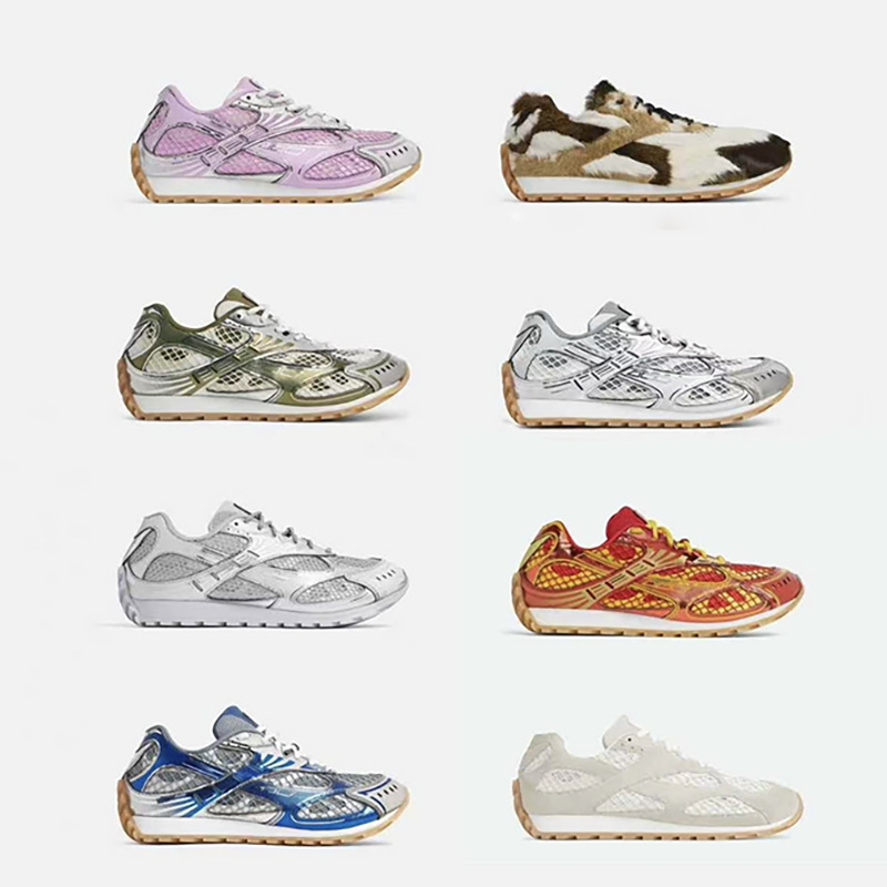 Kişi idman ayaqqabısı, qalın altlıqlı mesh sneaker