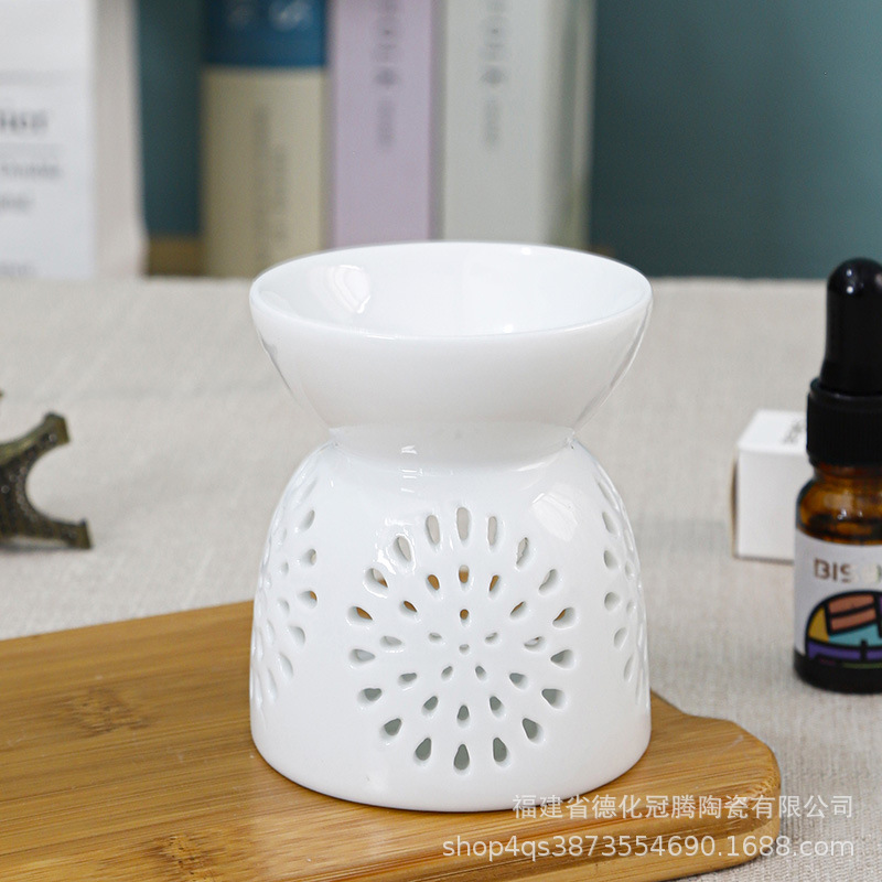 陶磁器香薫炉香薫灯創意透かしろうそく精油炉家庭工芸品多種類スポットメーカー直販