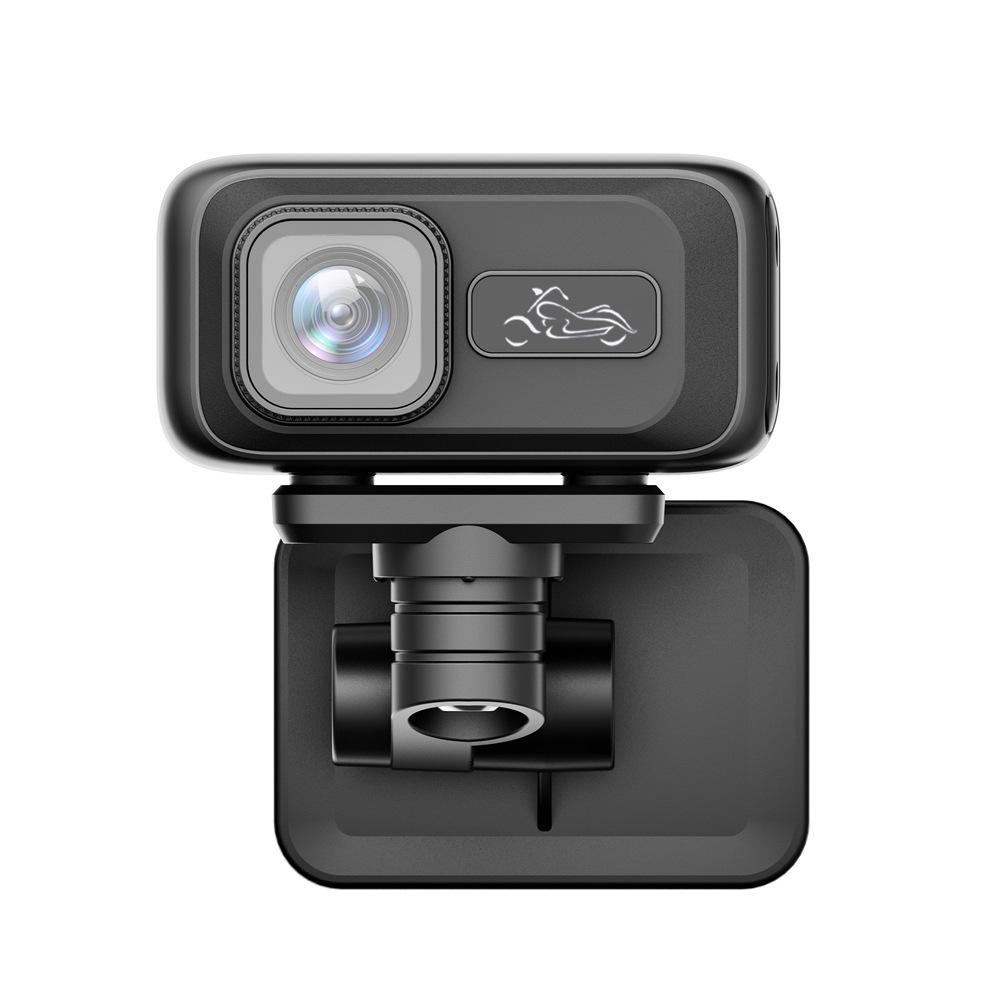 Cross-Border New Cycling Recorder Hd 2K Motorcycle Electric Bicycle Recorder Wifi Mobile Phone Interconnection