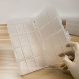 Пластиковая коробка винт пружина сегментация хранения электронных компонентов мелкие работники плюс толстая полупрозрачная коробка