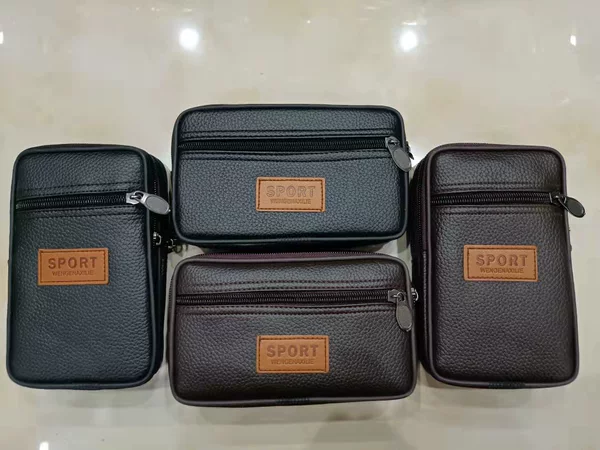 Factory direct supply 6.5 inch men's bag belt new outdoor multi-functional horizontal and vertical mobile phone bag sports waist bag