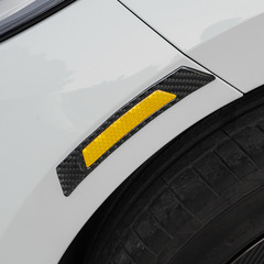 Car light reflective wheel arch warning sticker US standard glow-in-the-dark anti-collision strip scratch concealer fender cover decal thickened waterproof