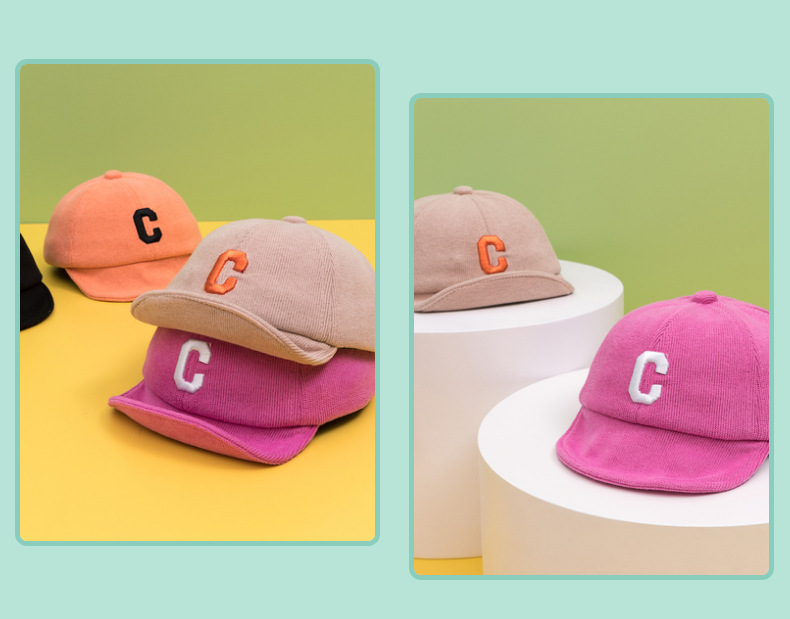 Baby Girl's Baby Boy's Simple Style Letter Ivy Cap display picture 4