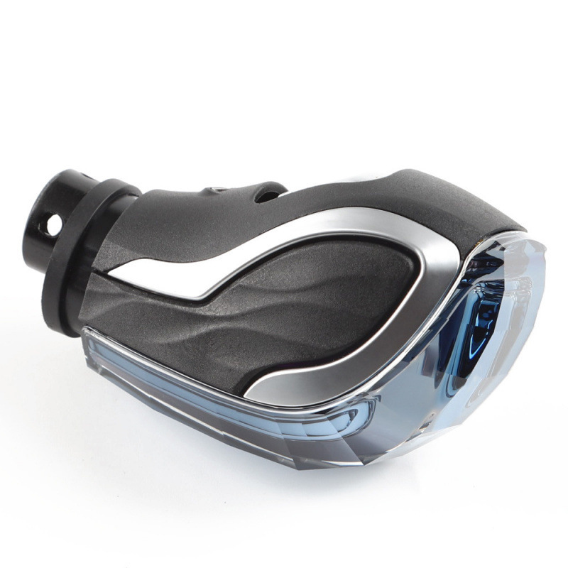 Cabeza de engranaje de cristal luminoso táctil LED universal Cabeza de engranaje del botón de cambio automático del coche image 6