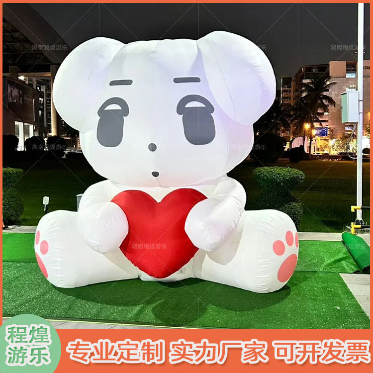 充气卡通狗狗猫咪京东狗哈士奇泰迪可爱猫气模拱门模型广告宣传