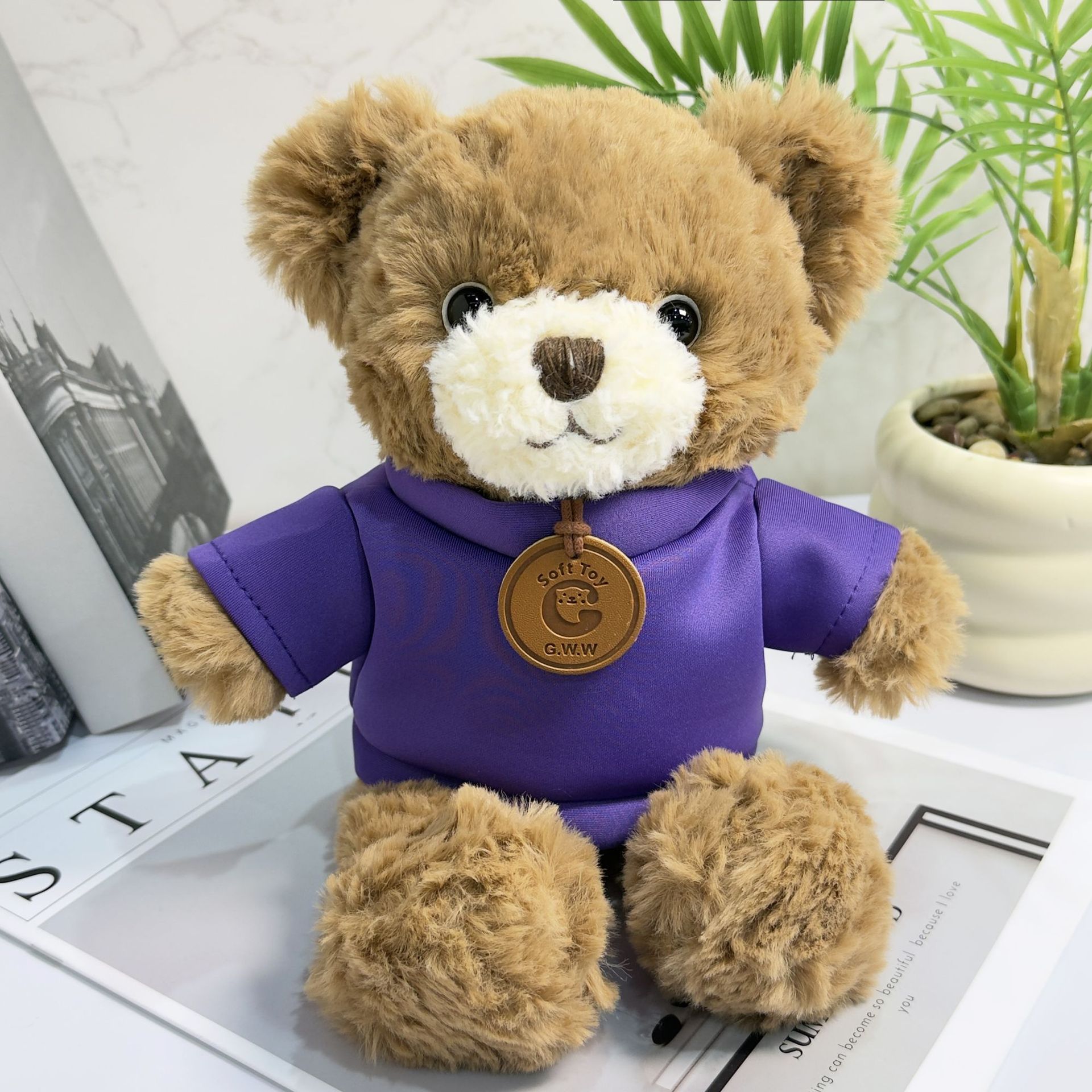 Vestido Teddy Bear suéter Teddy Bear camiseta actividad regalo juguete de peluche impresión LOGO